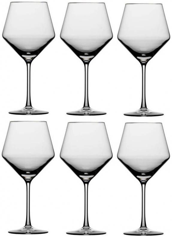 Afzonderlijk passage Vernederen Schott Zwiesel Pure Rodewijnglas Bourgogne 140 0, 69 l, per 6 - Glazen.shop